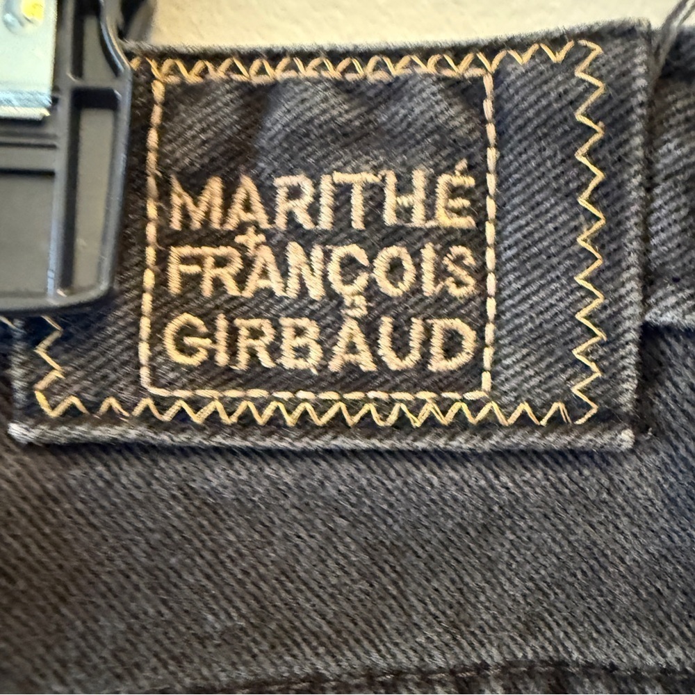 Iconic Vintage 90s Marithé + François Girbaud Black Baggy Jeans – Size 42x29 - Picture 5 of 5